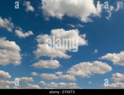 Ciel bleu nuages blancs