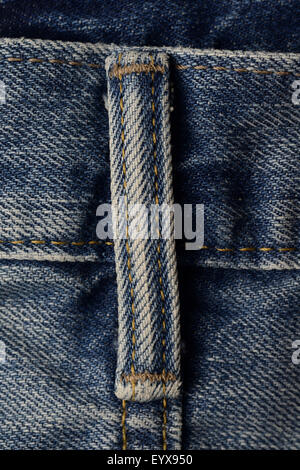 Boucle de ceinture de jeans. Banque D'Images