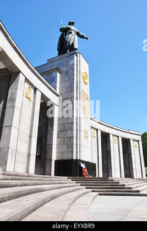 Monument commémoratif de guerre soviétique, Tiergarten, Berlin Banque D'Images