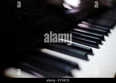 Close up of piano keys Banque D'Images