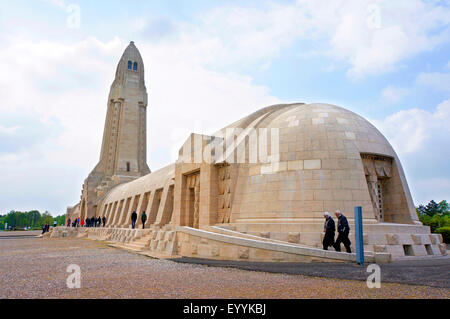 Ossuaire de Douaumont, Verdun, France Banque D'Images