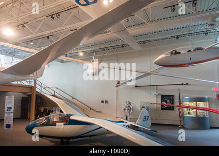 Musée national de planeur à Elmira New York Banque D'Images