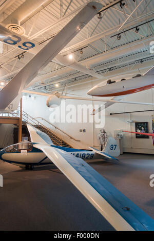 Musée national de planeur à Elmira New York Banque D'Images