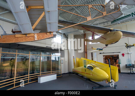 Musée national de planeur à Elmira New York Banque D'Images