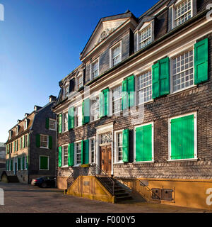 Centre historique de barmans avec industrial museum , l'Allemagne, en Rhénanie du Nord-Westphalie, région du Bergisches Land, à Wuppertal Banque D'Images