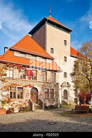 Château de l'avertisseur sonore, l'Allemagne, en Rhénanie du Nord-Westphalie, à l'Est de la Westphalie, Horn-Bad Meinberg Banque D'Images