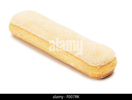 Savoiardi, cookie pour tiramisu, isolated on white Banque D'Images