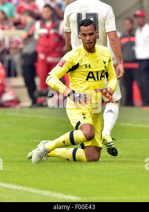 Munich, Allemagne. Le 04 août, 2015. Michel Vorm gardien de but de Tottenham Hotspur à Munich, Allemagne, 04 août 2015.Photo : Peter Kneffel/dpa/Alamy Live News Banque D'Images