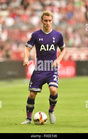 Munich, Allemagne. Le 04 août, 2015. Christian Eriksen de Tottenham Hotspur à Munich, Allemagne, 04 août 2015. Photo : Peter Kneffel/dpa/Alamy Live News Banque D'Images