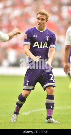 Munich, Allemagne. Le 04 août, 2015. Christian Eriksen de Tottenham Hotspur à Munich, Allemagne, 04 août 2015. Photo : Peter Kneffel/dpa/Alamy Live News Banque D'Images