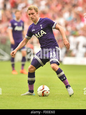 Munich, Allemagne. Le 04 août, 2015. Christian Eriksen de Tottenham Hotspur à Munich, Allemagne, 04 août 2015. Photo : Peter Kneffel/dpa/Alamy Live News Banque D'Images