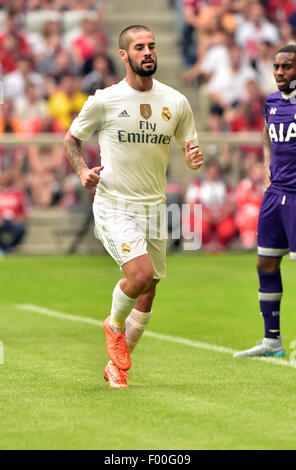 Munich, Allemagne. Le 04 août, 2015. Real Madrid, Isco en action au cours de l'Audi Cup à Munich, Allemagne, 04 août 2015. Photo : Peter Kneffel/dpa/Alamy Live News Banque D'Images