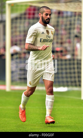 Munich, Allemagne. Le 04 août, 2015. Real Madrid, Isco en action au cours de l'Audi Cup à Munich, Allemagne, 04 août 2015. Photo : Peter Kneffel/dpa/Alamy Live News Banque D'Images