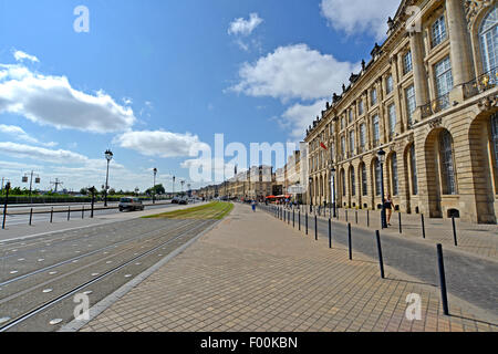 Quai Richelieu Bordeaux Gironde Aquitaine France Banque D'Images