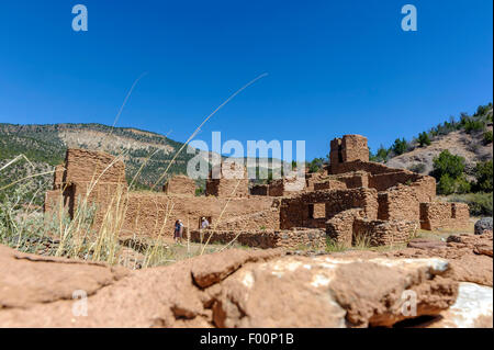 Jemez National Historic Landmark. Le Nouveau Mexique. USA Banque D'Images