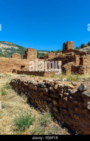 Jemez National Historic Landmark. Le Nouveau Mexique. USA Banque D'Images