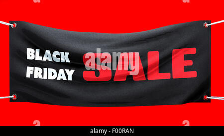 Le Black Friday banner, ventes Banque D'Images