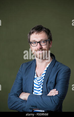 L'auteur Michael Fry, apparaissant à l'Edinburgh International Book Festival 2014. Edinburgh, Royaume-Uni. Mercredi le 20 août, 2014 Banque D'Images