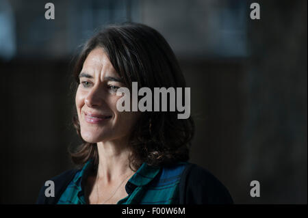 Romancier Esther Freud apparaissant au Edinburgh International Book Festival. Banque D'Images