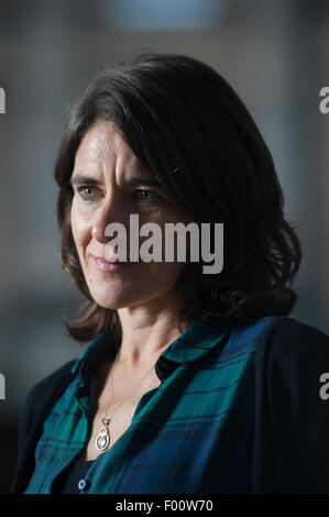 Romancier Esther Freud apparaissant au Edinburgh International Book Festival. Banque D'Images