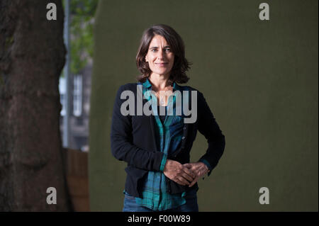 Romancier Esther Freud apparaissant au Edinburgh International Book Festival. Banque D'Images