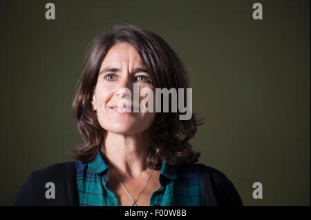 Romancier Esther Freud apparaissant au Edinburgh International Book Festival. Banque D'Images