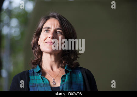 Romancier Esther Freud apparaissant au Edinburgh International Book Festival. Banque D'Images