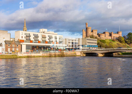 Le Château d'Inverness, Highland, Ecosse, Royaume-Uni, Europe. Banque D'Images