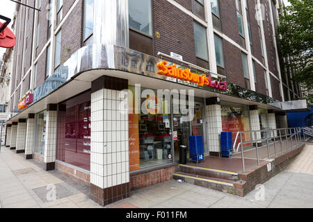 Sainsburys magasin urbain local Manchester England UK Banque D'Images