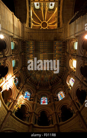 Le plafond orné, St Finn Barres Cathedral (Église d'Irlande), la ville de Cork, Irlande Banque D'Images