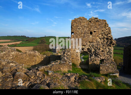 Dunamase (AKA Dunamace) Château Gatehouse, près de Portlaois, Comté de Laois, en Irlande Banque D'Images