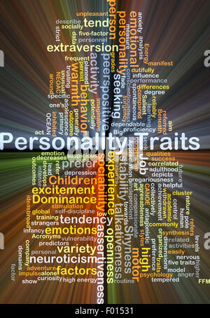 Concept d'arrière-plan wordcloud illustration des traits de lumière rougeoyante Banque D'Images