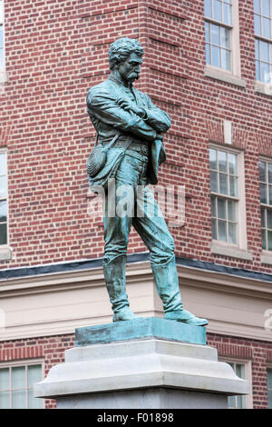 Alexandrie, Virginie. 'Appomattox', un mémorial aux soldats confédérés morts d'Alexandrie. Érigé en 1889. Retiré de son piédestal le 2 juin 2020. Banque D'Images