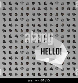 Abstract background design moderne avec des polygones Illustration de Vecteur