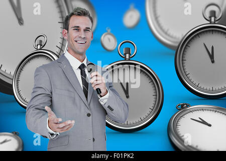 Donner de discours Banque D'Images