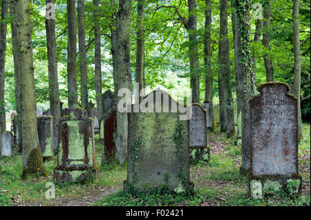 Cimetière juif, bihlerdorf, beilstein, Rhénanie-Palatinat, Allemagne Banque D'Images