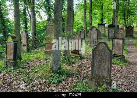 Cimetière juif, bihlerdorf, beilstein, Rhénanie-Palatinat, Allemagne Banque D'Images