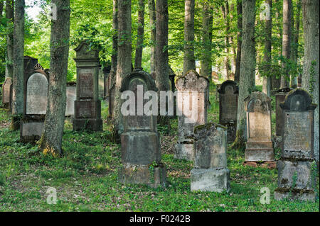 Cimetière juif, bihlerdorf, beilstein, Rhénanie-Palatinat, Allemagne Banque D'Images