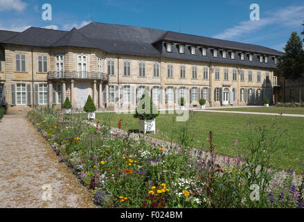 Neues Schloss ou nouveau Palace à l'Hofgarten ou Cour Jardin, Bayreuth, Haute-Franconie, Bavière, Allemagne Banque D'Images