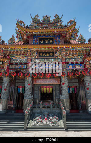 Cih ji Palace Temple par l'étang de lotus, Kaohsiung, Taiwan Banque D'Images