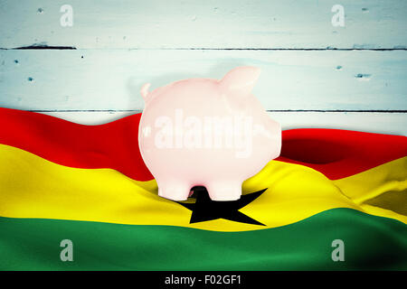 Image composite de Piggy Bank Banque D'Images