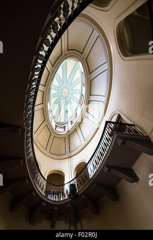 Dôme néoclassique et gallery, Elizabeth Bay House, Potts Point, Sydney, Australie Banque D'Images