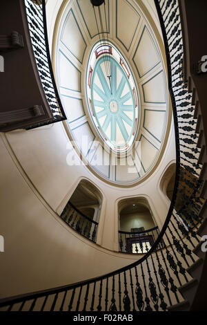 Dôme néoclassique et gallery, Elizabeth Bay House, Potts Point, Sydney, Australie Banque D'Images