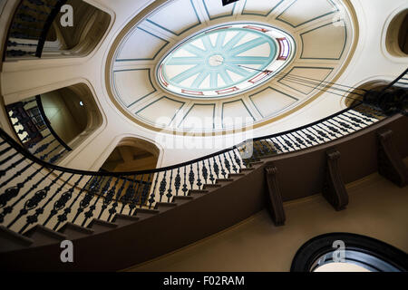 Dôme néoclassique et gallery, Elizabeth Bay House, Potts Point, Sydney, Australie Banque D'Images