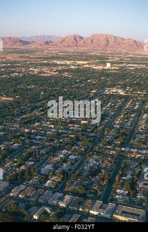 Vue aérienne de Las Vegas - Nevada, United States of America Banque D'Images
