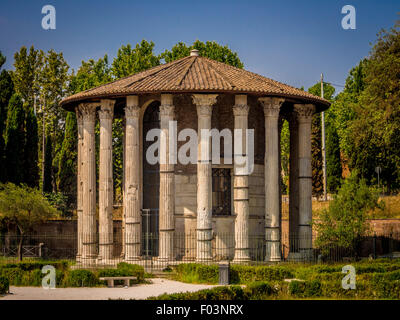 Le Temple d'Hercule Victor ou Hercules Olivarius. Rome, Italie. Banque D'Images