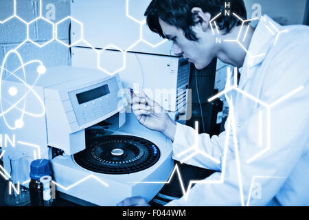 Image composite de la science graphic Banque D'Images