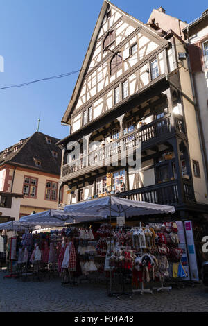 Boutique de souvenirs, Strasbourg Banque D'Images