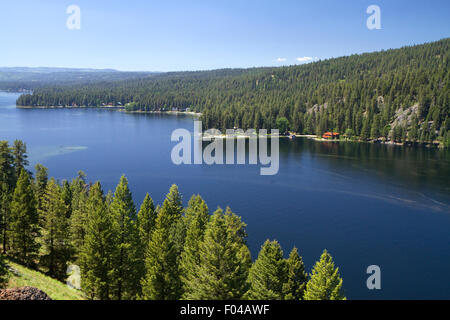 Lac Payette de McCall, California, USA. Banque D'Images