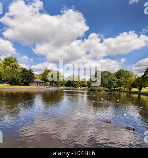 Pavilion Gardens Buxton, Buxton, Derbyshire, Angleterre Banque D'Images